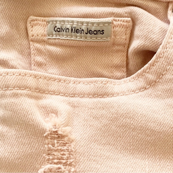 Calvin Klein Girl’s Jeans Distressed Shorts Size 14 - Picture 7 of 9